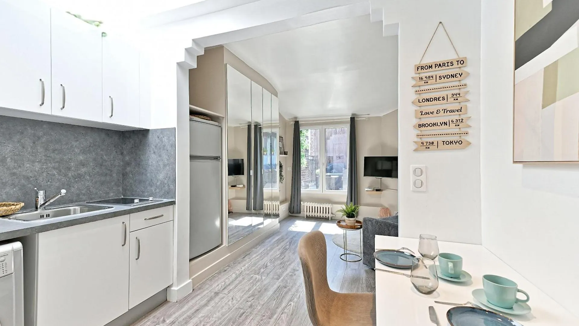 Apartment Studio Terrasse Vue Incroyable Sur Tour Eiffel Paris