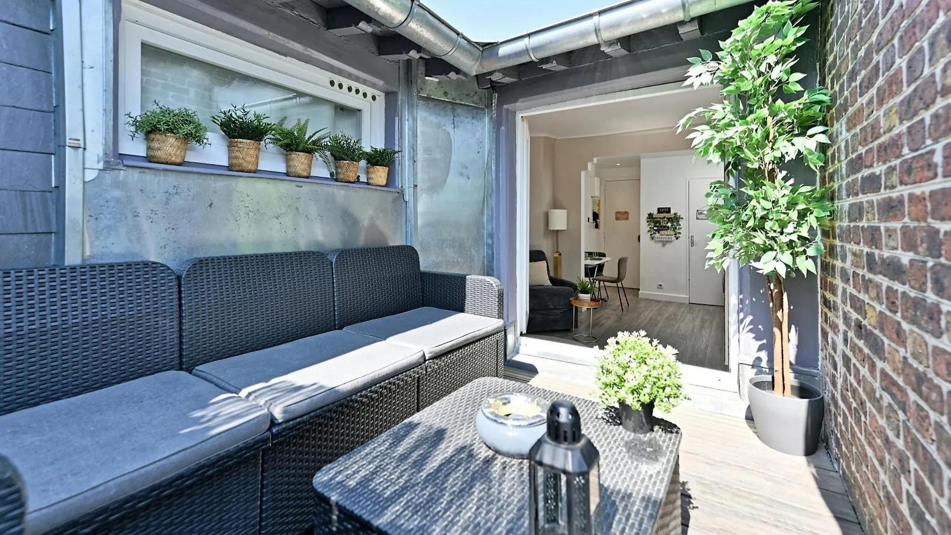 Apartment Studio Terrasse Vue Incroyable Sur Tour Eiffel Paris France